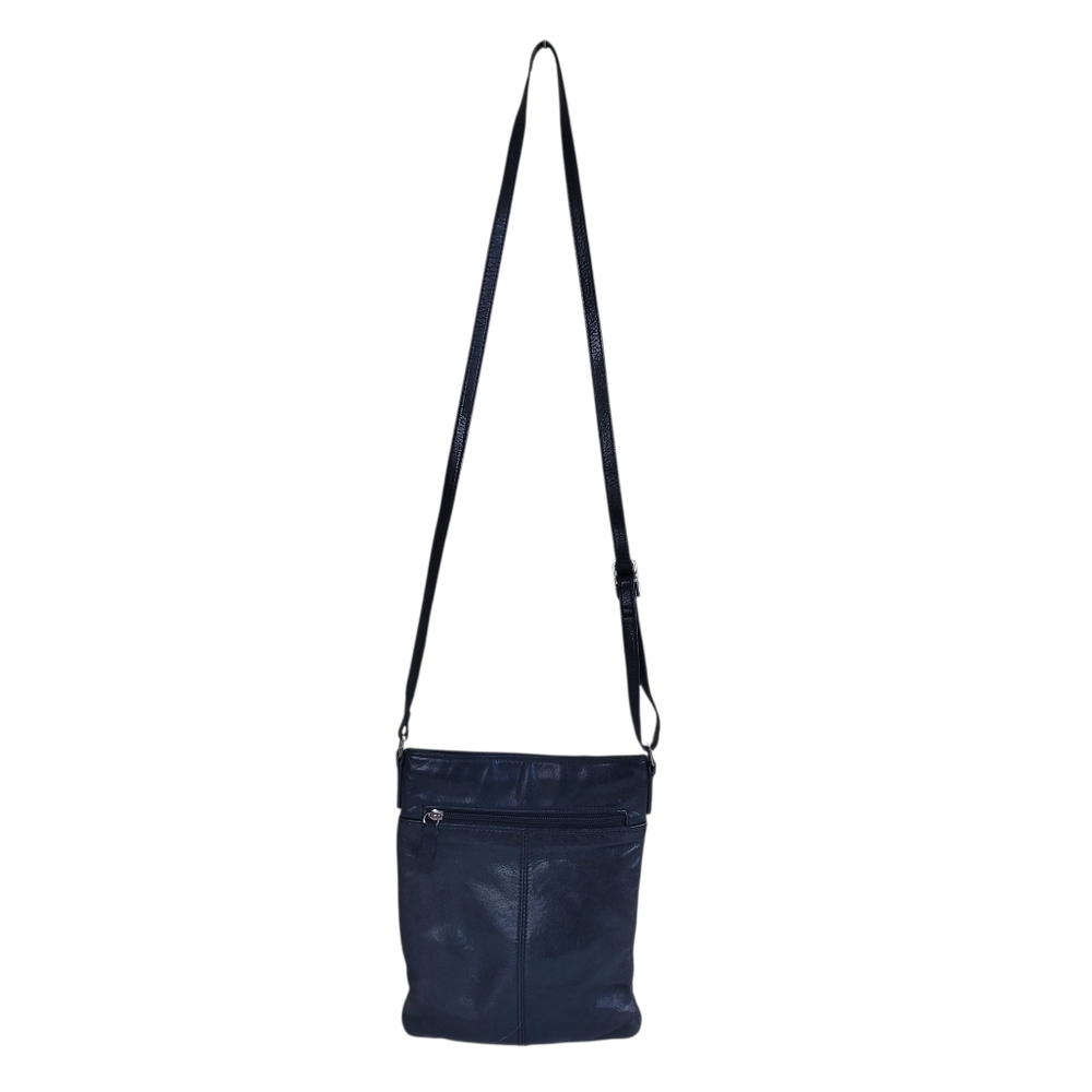 Margot Leather Crossbody Bag Small Black